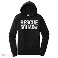 Cute Rescue Squad Distressed Animals Dog Cat Paw Heart Women's Hoodie thumb 0