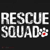 Cute Rescue Squad Distressed Animals Dog Cat Paw Heart Mousepad thumb 1