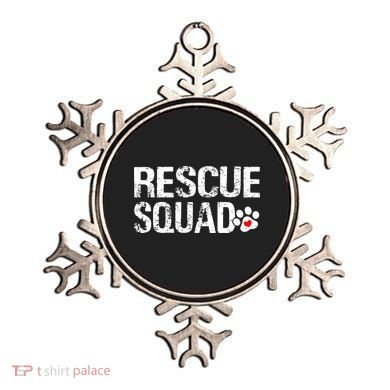 Cute Rescue Squad Distressed Animals Dog Cat Paw Heart Ornament