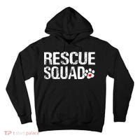 Cute Rescue Squad Distressed Animals Dog Cat Paw Heart Tall Hoodie thumb 0