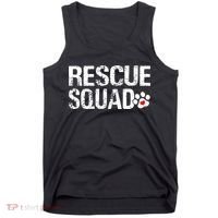 Cute Rescue Squad Distressed Animals Dog Cat Paw Heart Tank Top thumb 0