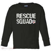 Cute Rescue Squad Distressed Animals Dog Cat Paw Heart Toddler Long Sleeve Shirt thumb 0