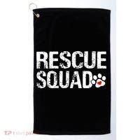 Cute Rescue Squad Distressed Animals Dog Cat Paw Heart Golf Towel thumb 0