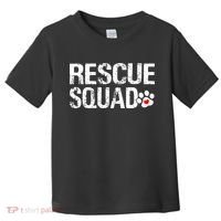 Cute Rescue Squad Distressed Animals Dog Cat Paw Heart Toddler T-Shirt thumb 0