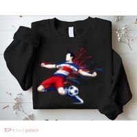 Costa Rica Soccer Player Rican National Flag Sweatshirt thumb 2