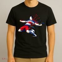 Costa Rica Soccer Player Rican National Flag T-Shirt thumb 3