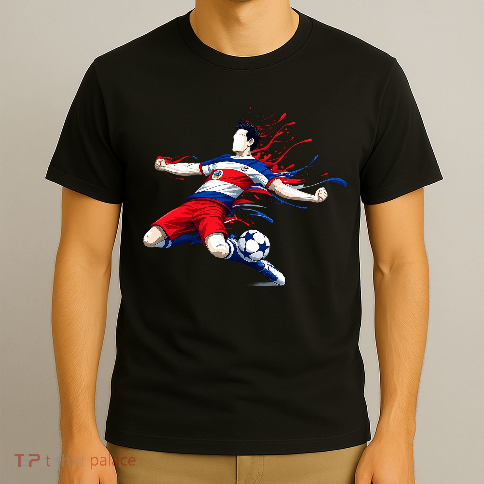 Costa Rica Soccer Player Rican National Flag T-Shirt