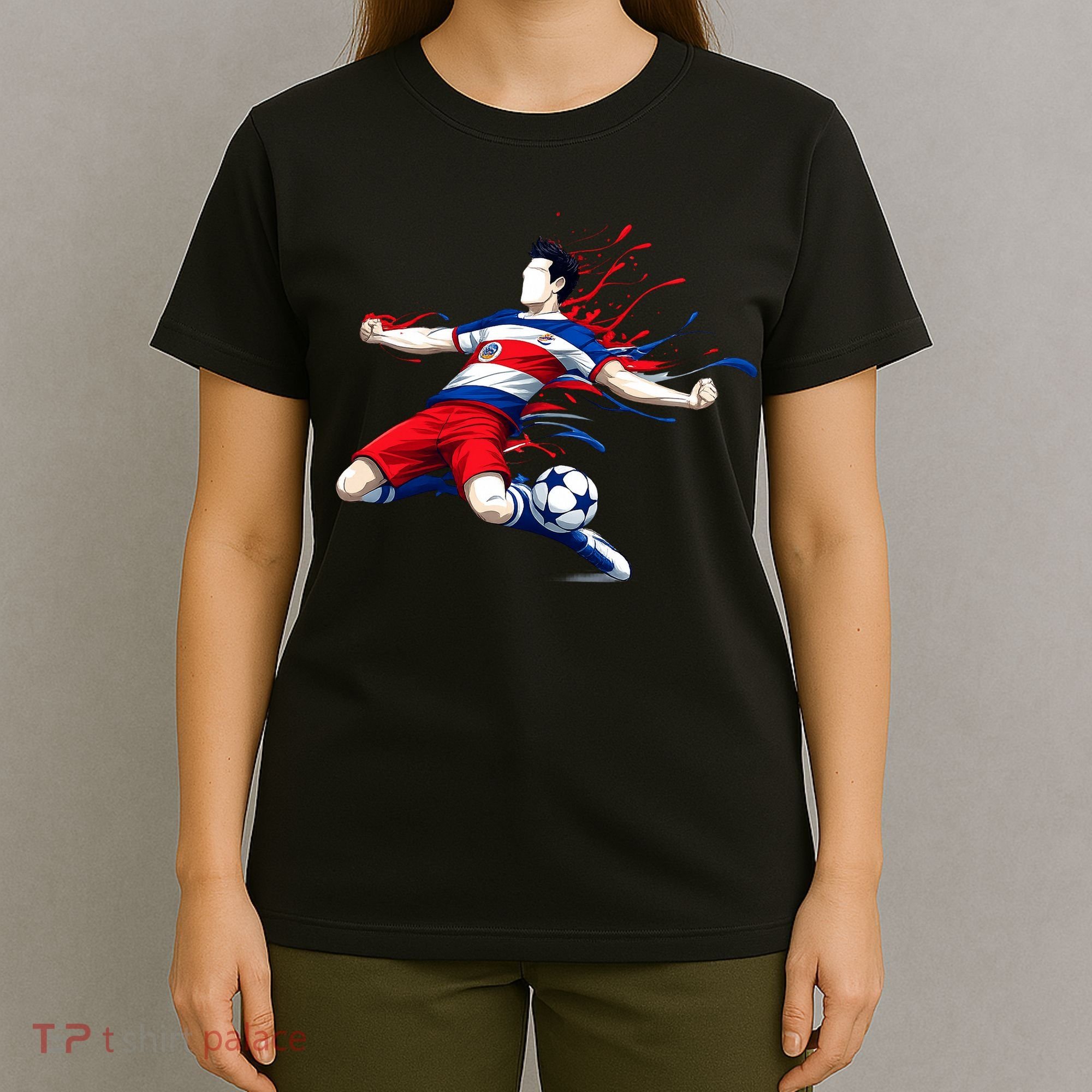 Costa Rica Soccer Player Rican National Flag T-Shirt