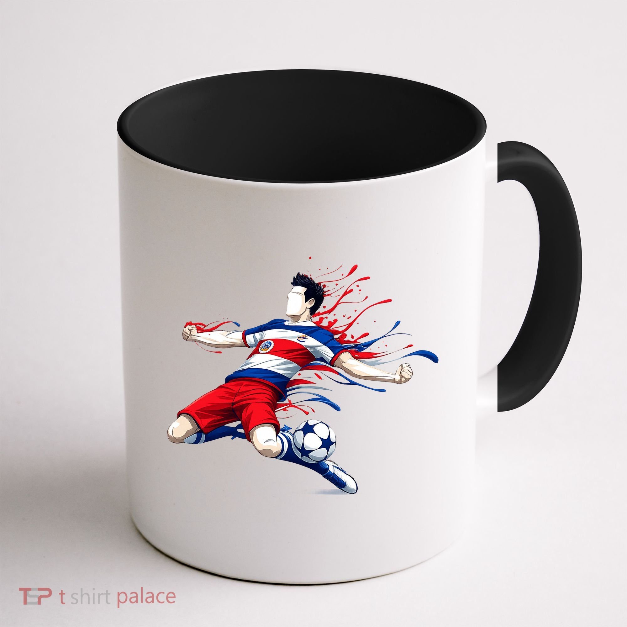 Costa Rica Soccer Player Rican National Flag Coffee Mug
