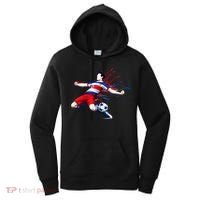 Costa Rica Soccer Player Rican National Flag Women's Hoodie thumb 0