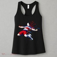 Costa Rica Soccer Player Rican National Flag Women's Tank Top thumb 3