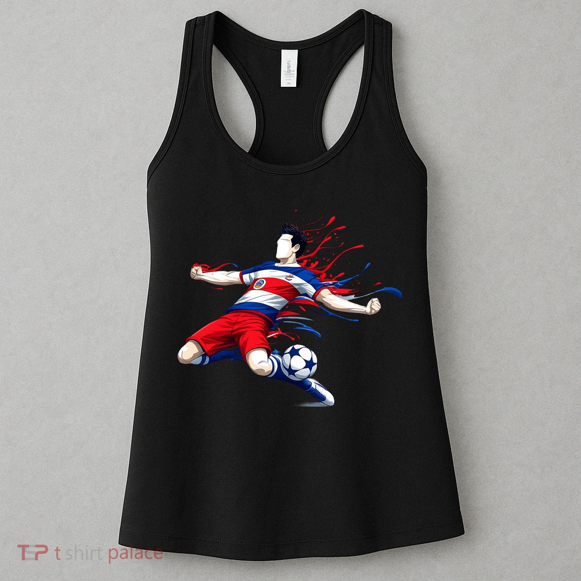 Costa Rica Soccer Player Rican National Flag Women's Tank Top