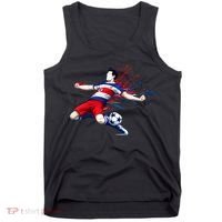 Costa Rica Soccer Player Rican National Flag Tank Top thumb 0
