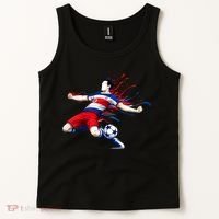 Costa Rica Soccer Player Rican National Flag Tank Top thumb 2
