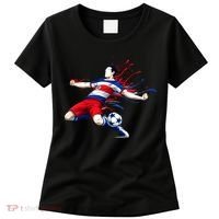 Costa Rica Soccer Player Rican National Flag Women's T-Shirt thumb 0