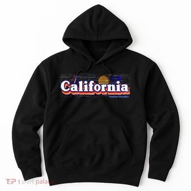 California Retro Summer Paradise Hoodie