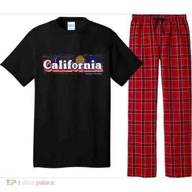 California Retro Summer Paradise Pajama Set
