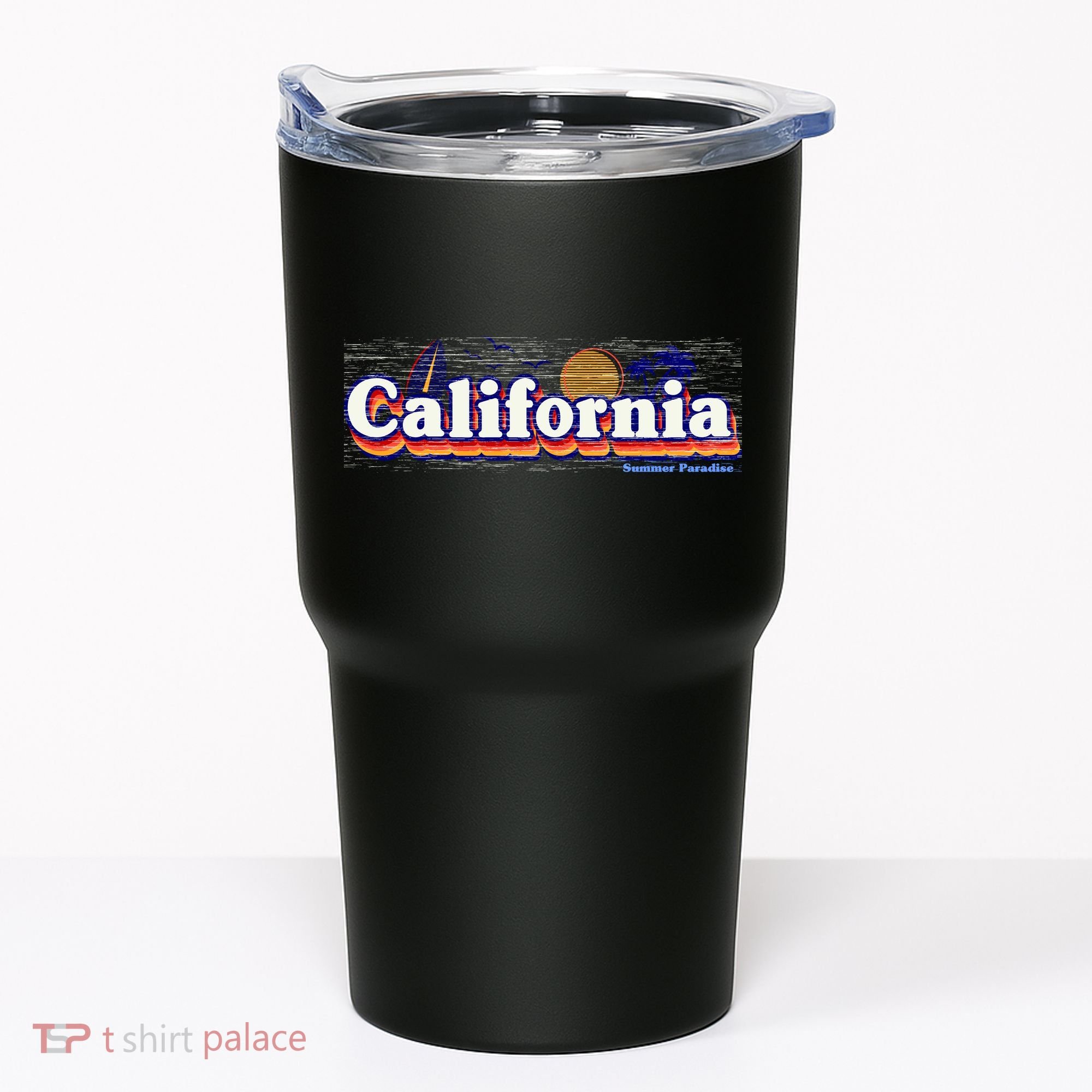 California Retro Summer Paradise Tumbler