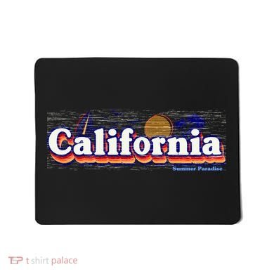 California Retro Summer Paradise Mousepad