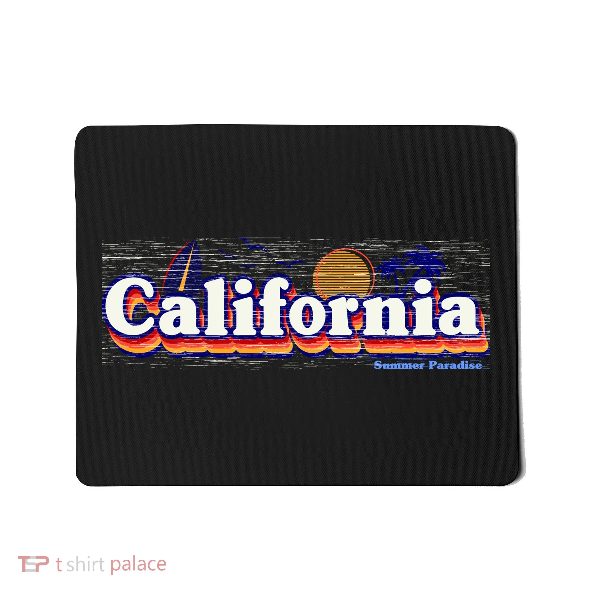 California Retro Summer Paradise Mousepad
