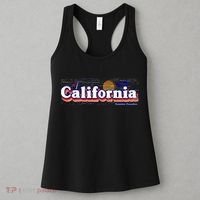 California Retro Summer Paradise Women's Tank Top thumb 3