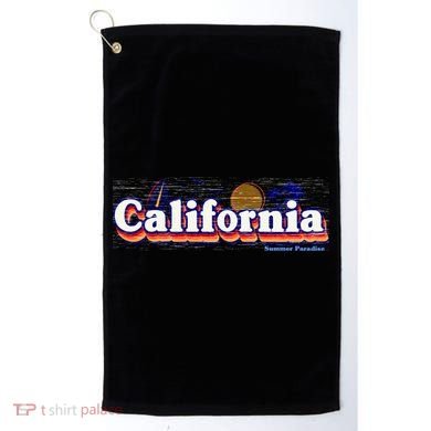 California Retro Summer Paradise Golf Towel