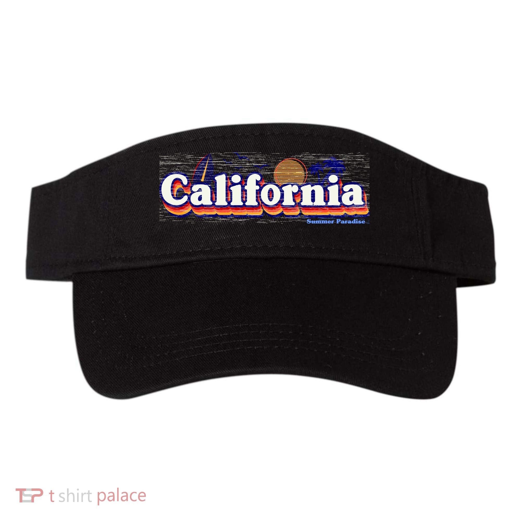 California Retro Summer Paradise Visor