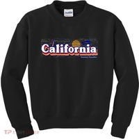 California Retro Summer Paradise Kids Sweatshirt thumb 0