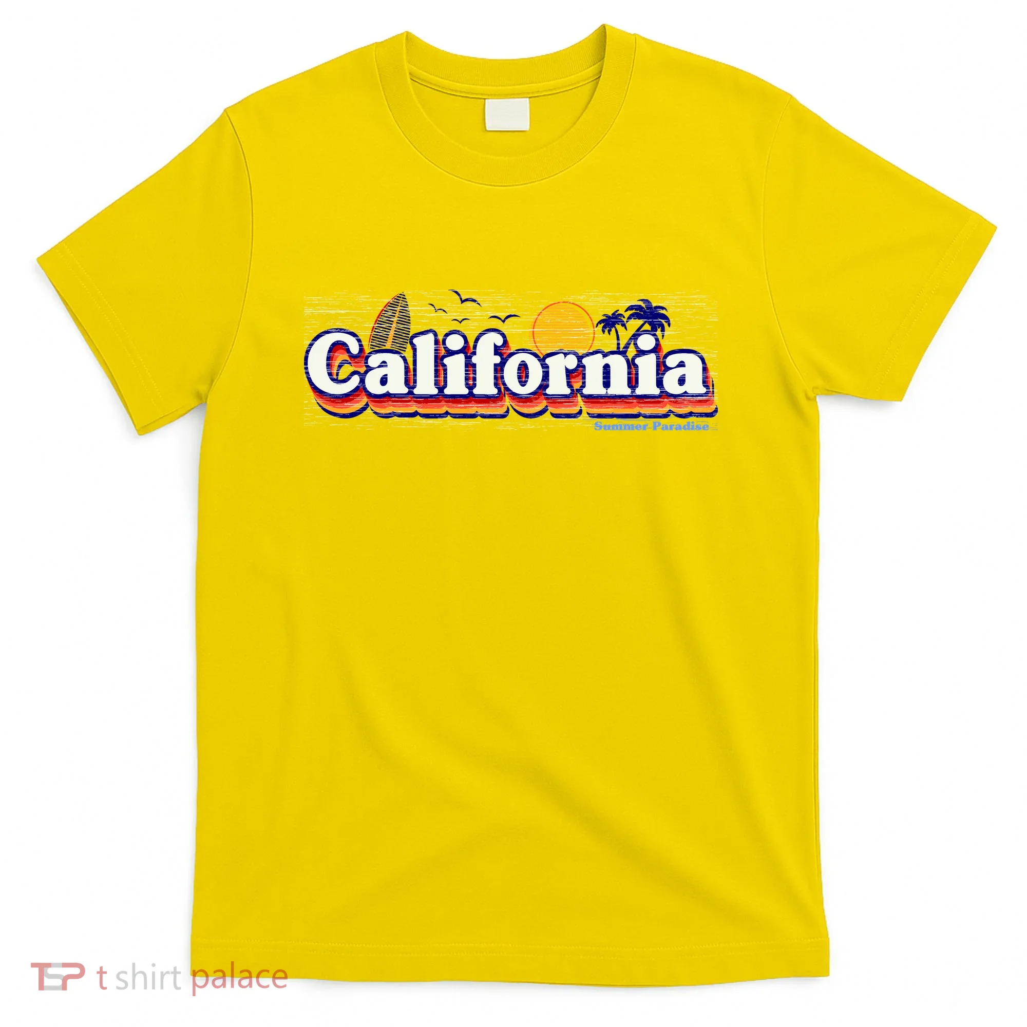 California Retro Summer Paradise T-Shirt