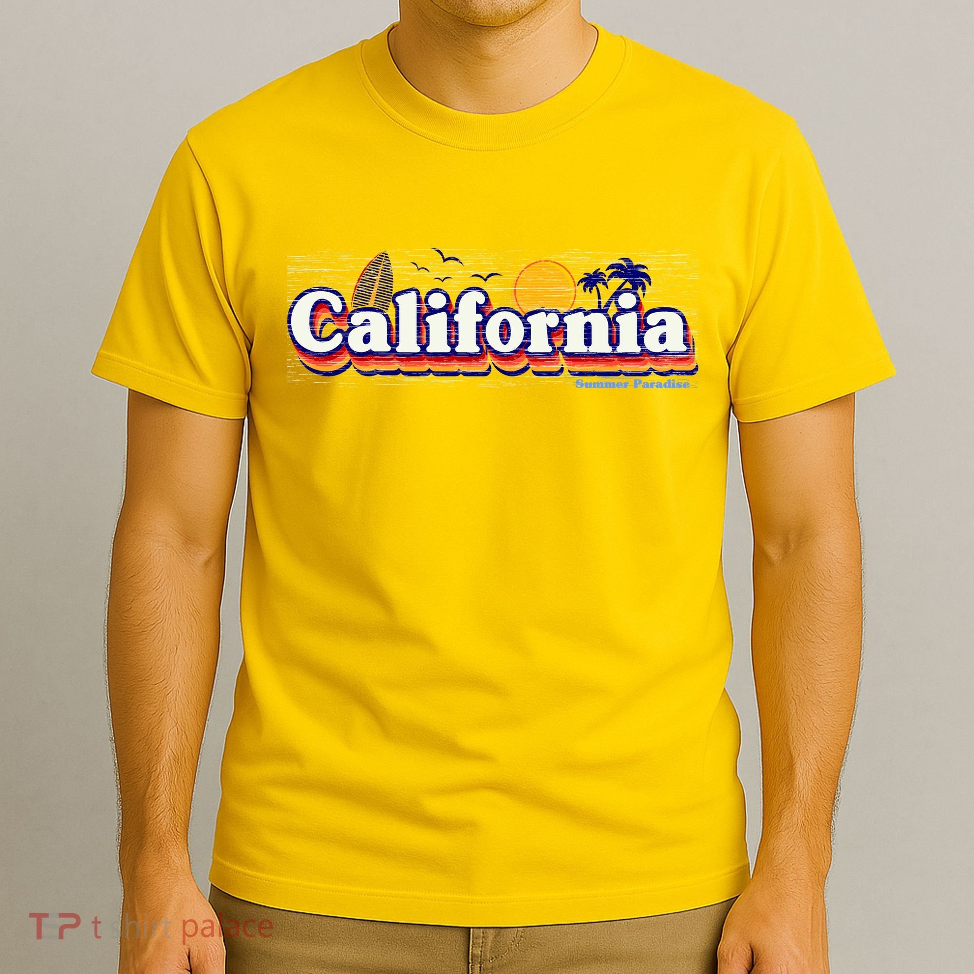 California Retro Summer Paradise T-Shirt