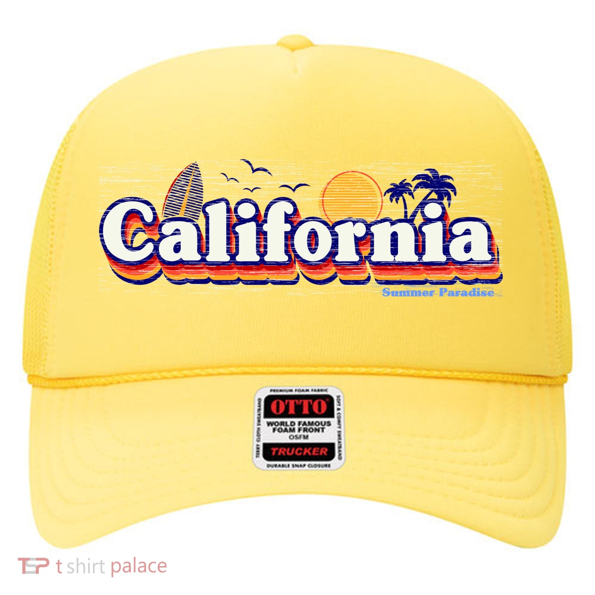 California Retro Summer Paradise Hat