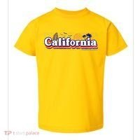 California Retro Summer Paradise Toddler T-Shirt thumb 0