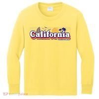 California Retro Summer Paradise Kids Long Sleeve Shirt thumb 0