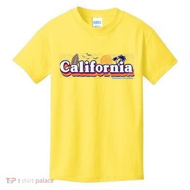 California Retro Summer Paradise Kids T-Shirt
