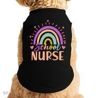 Cute Rainbow School Nurse Doggie Tank thumb 0