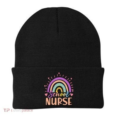 Cute Rainbow School Nurse Beanie