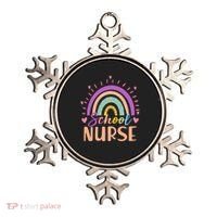 Cute Rainbow School Nurse Ornament thumb 0