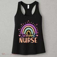Cute Rainbow School Nurse Women's Tank Top thumb 3