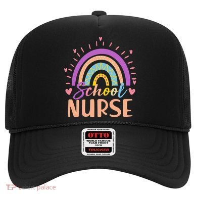 Cute Rainbow School Nurse Hat