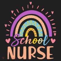 Cute Rainbow School Nurse Golf Towel thumb 3