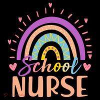 Cute Rainbow School Nurse Toddler T-Shirt thumb 4