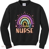 Cute Rainbow School Nurse Kids Sweatshirt thumb 0
