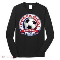 Costa Rica Soccer Ball Football 1921 Long Sleeve Shirt thumb 0
