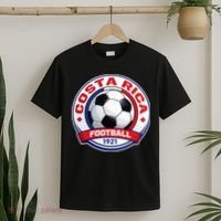 Costa Rica Soccer Ball Football 1921 T-Shirt thumb 2