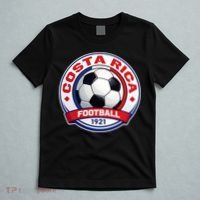 Costa Rica Soccer Ball Football 1921 T-Shirt thumb 5