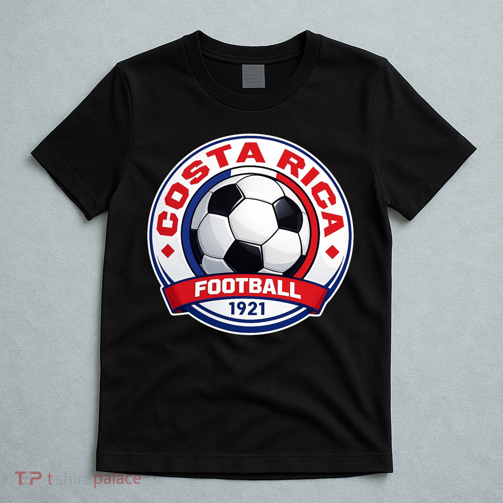 Costa Rica Soccer Ball Football 1921 T-Shirt