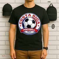 Costa Rica Soccer Ball Football 1921 T-Shirt thumb 6