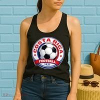 Costa Rica Soccer Ball Football 1921 Women's Tank Top thumb 2