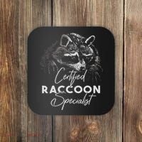Certified Raccoon Specialist Coaster thumb 0