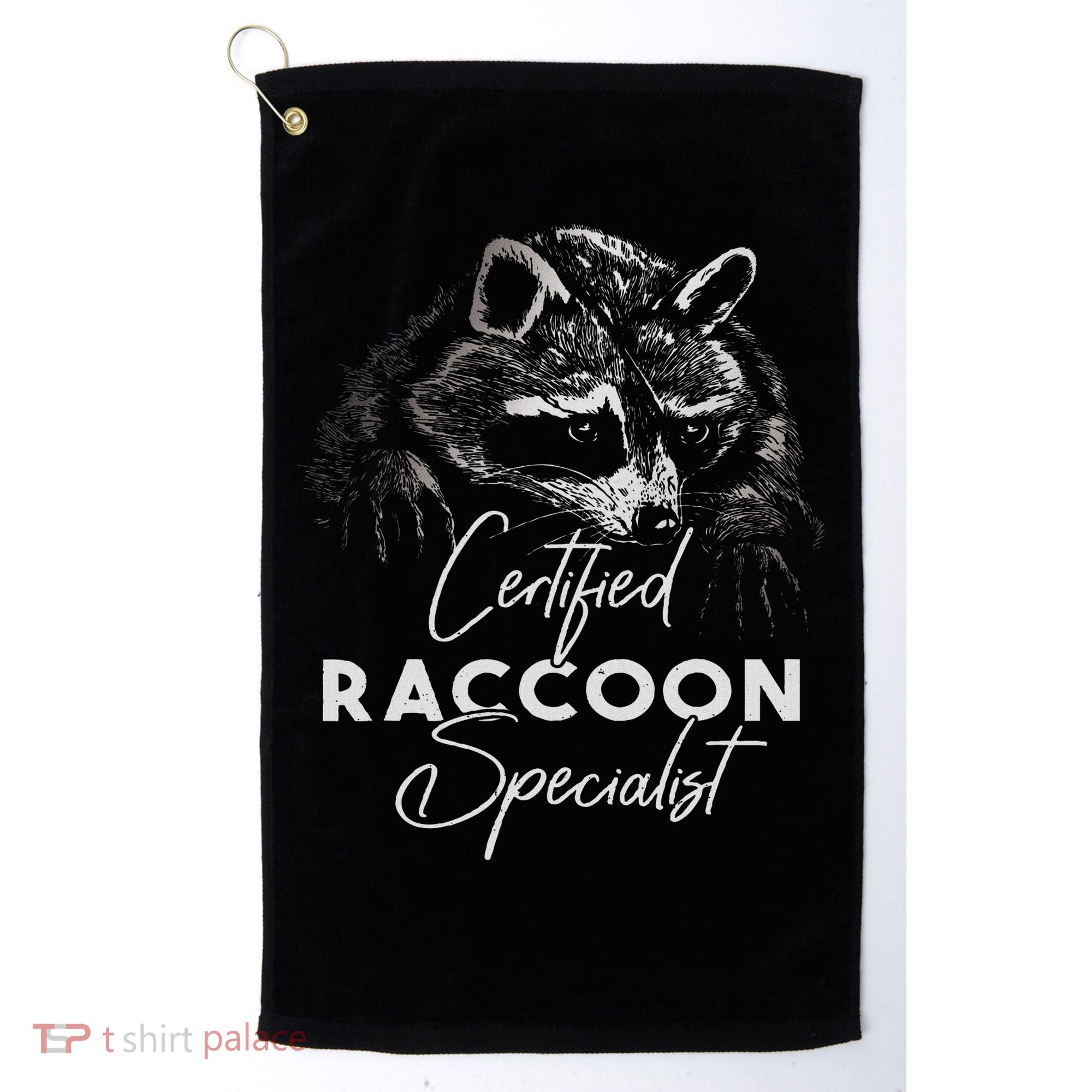 Certified Raccoon Specialist Golf Towel